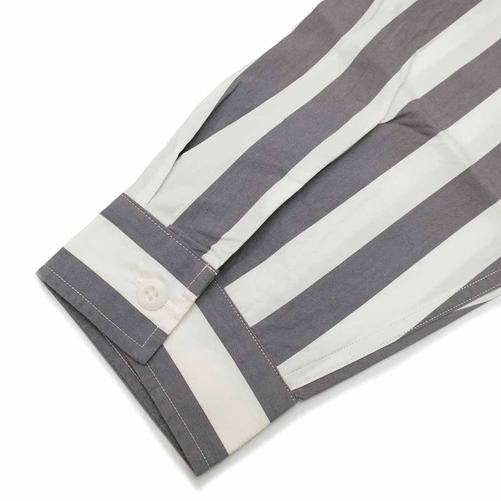 BARNS - WIDE STRIPE L/S SHIRT - BR-24200