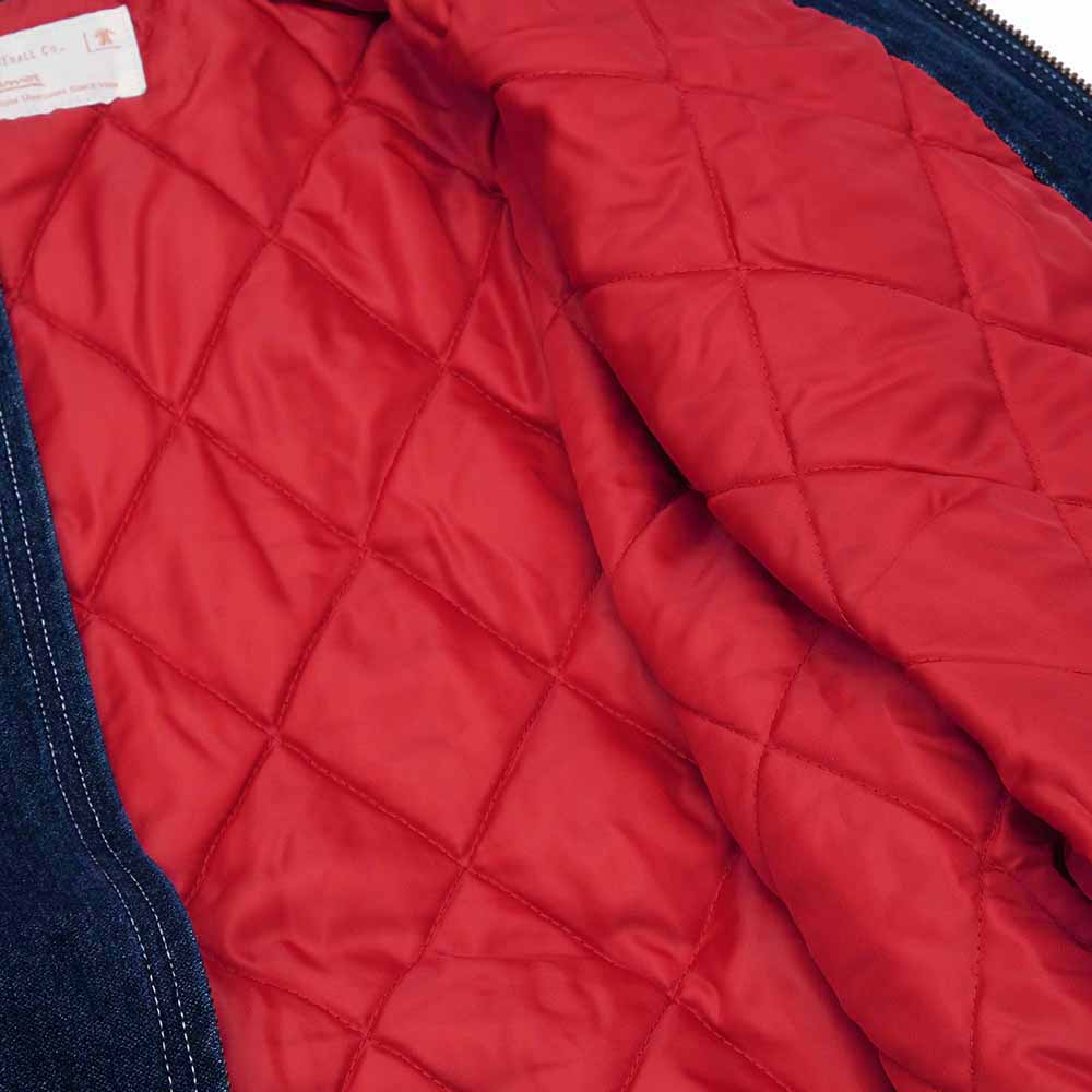 UNIVERSAL OVERALL - DENIM LINER ZIP JACKET - HT2533420