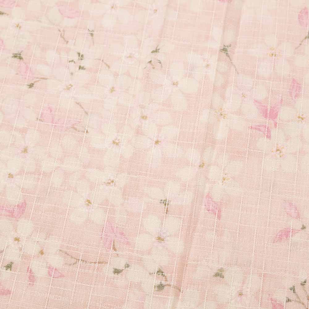 衣櫻 - サザンクロス素材 長袖レギュラーシャツ - 裏霞舞桜 - SA1743