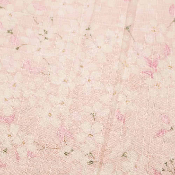 衣櫻 - サザンクロス素材 長袖レギュラーシャツ - 裏霞舞桜 - SA1743