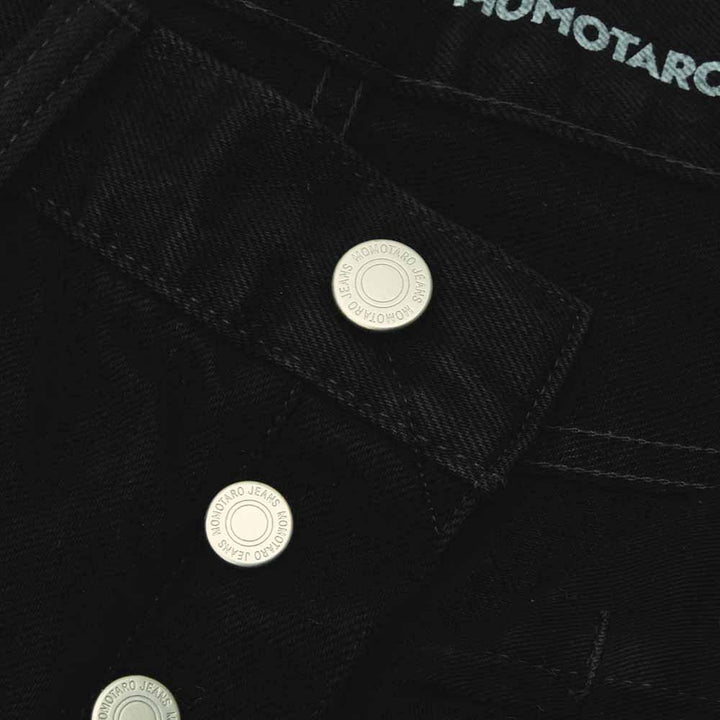 MOMOTARO JEANS - #100 STRAIGHT - KYOTOMONTSUKI DYED - MMJE6401