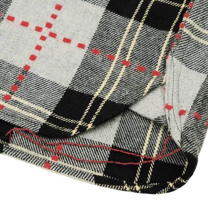 SUGAR CANE - FICTION ROMANCE DOBBY PLAID WORK SHIRT - SC29583