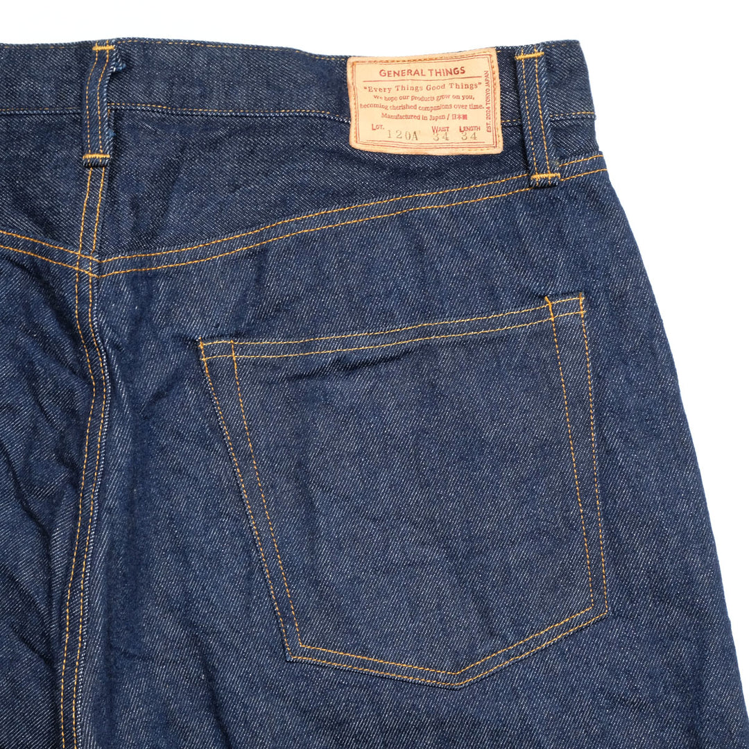 GENERAL THINGS - Lot.120A Jeans Line 2 Straight - 14oz. Blue Denim - 120A