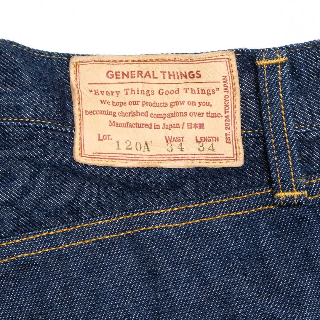 GENERAL THINGS - Lot.120A Jeans Line 2 Straight - 14oz. Blue Denim - 120A