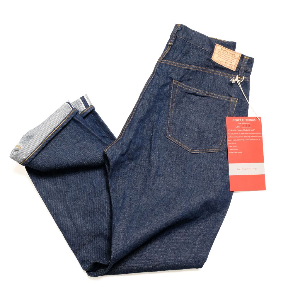 GENERAL THINGS - Lot.120A Jeans Line 2 Straight - 14oz. Blue Denim - 120A