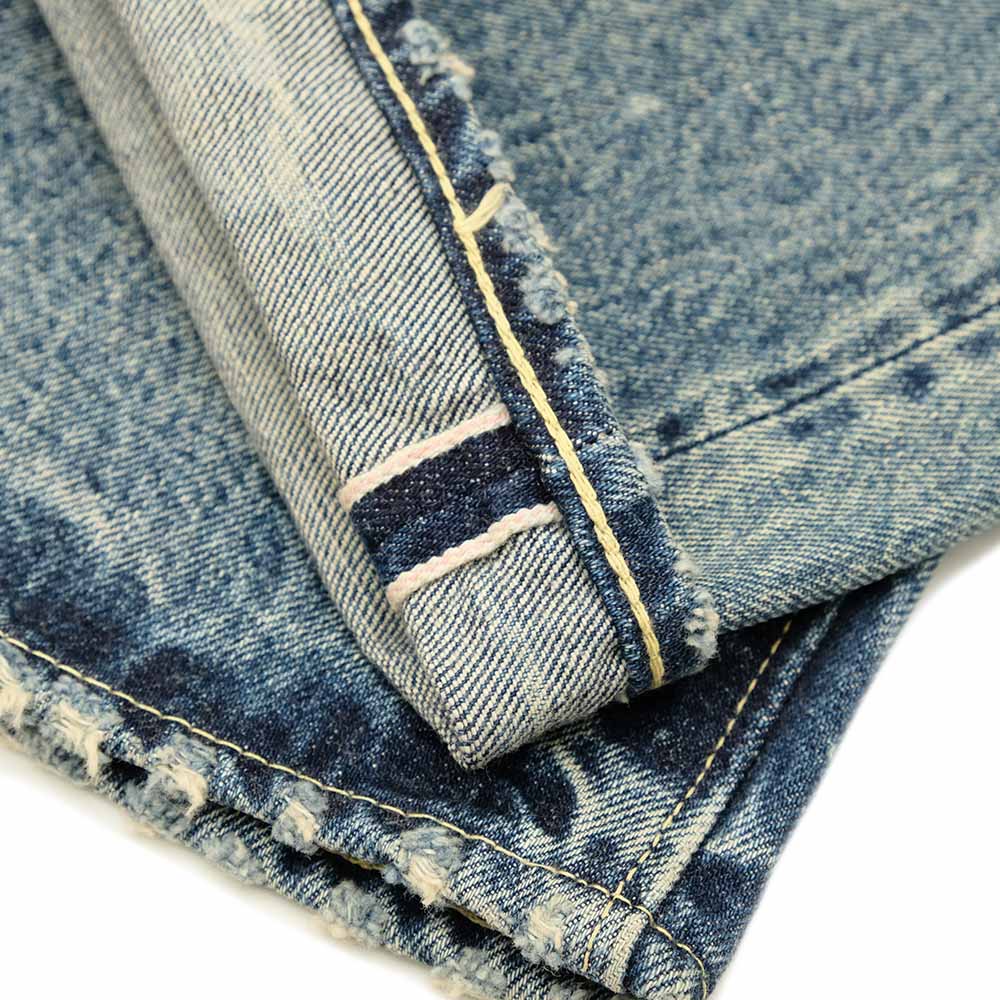 SUGAR CANE - 14.25oz. DENIM 1947 REMAKE AGED MODEL - REGULAR STRAIGHT - SC41947SR