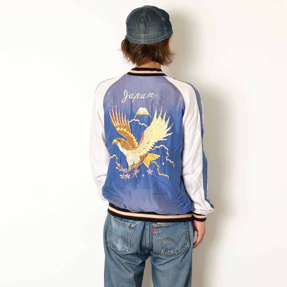 TAILOR TOYO - Acetate Souvenir Jacket - RED TIGER x EAGLE - (AGING MODEL) - TT15793-119