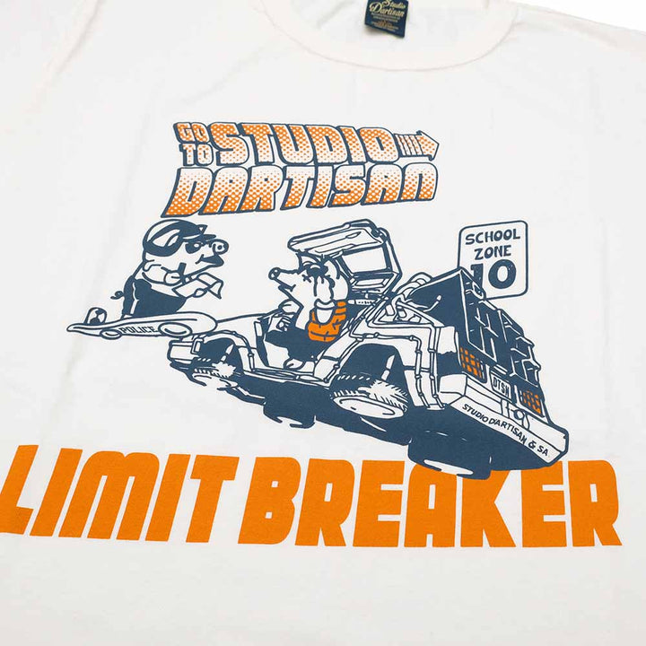 STUDIO D’ARTISAN - USA COTTON PRINT T-SHIRT - LIMIT BREAKER - 8180A