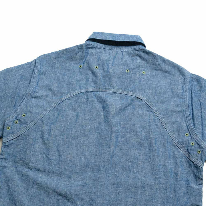 WAREHOUSE - VENTILATION TRIPLE STITCH CHAMBRAY SHIRTS - 3064-25