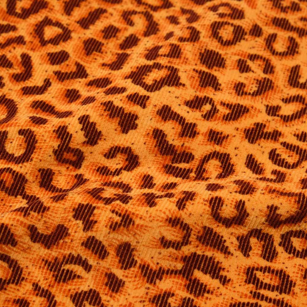 STYLE EYES - Late 1950s Style Corduroy Sports Shirt - LEOPARD - SE29173