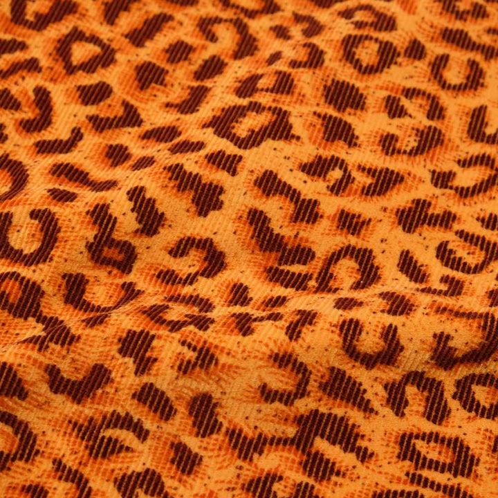 STYLE EYES - Late 1950s Style Corduroy Sports Shirt - LEOPARD - SE29173