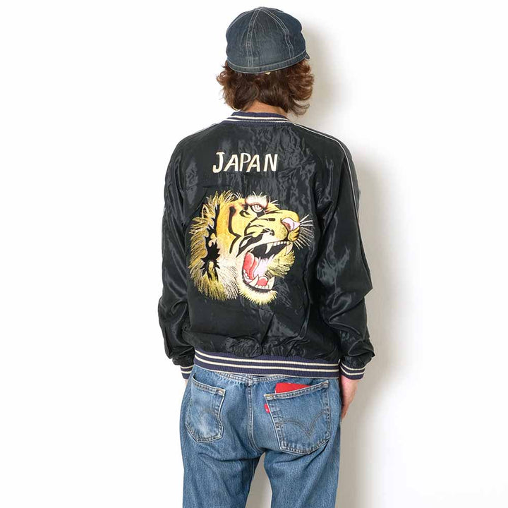 TAILOR TOYO - Acetate Souvenir Jacket - RED EAGLE x TIGER HEAD - TT15542-190