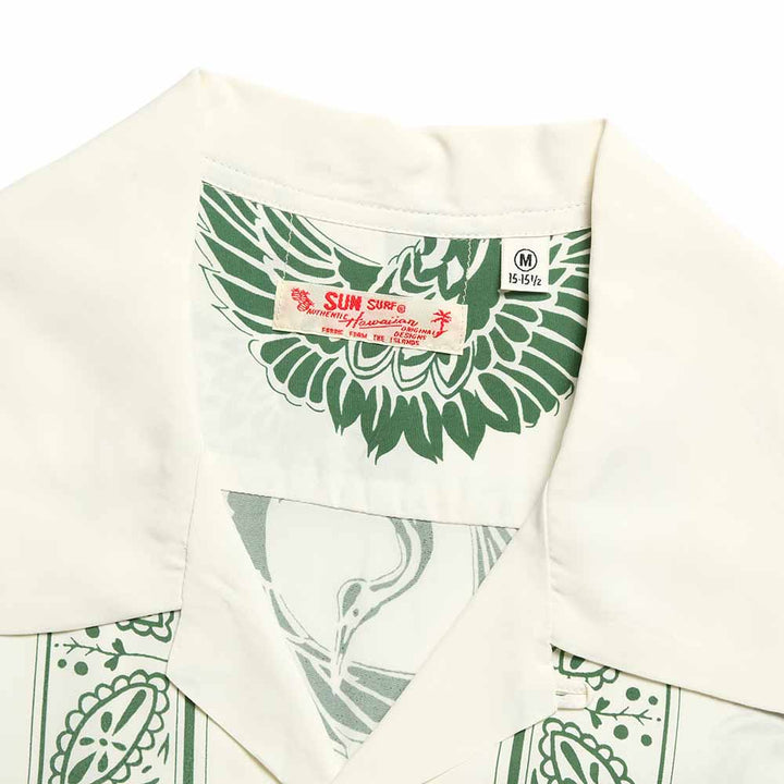 SUN SURF - RAYON HAWAIIAN SHIRT - ORIENTAL BORDER - SS39629