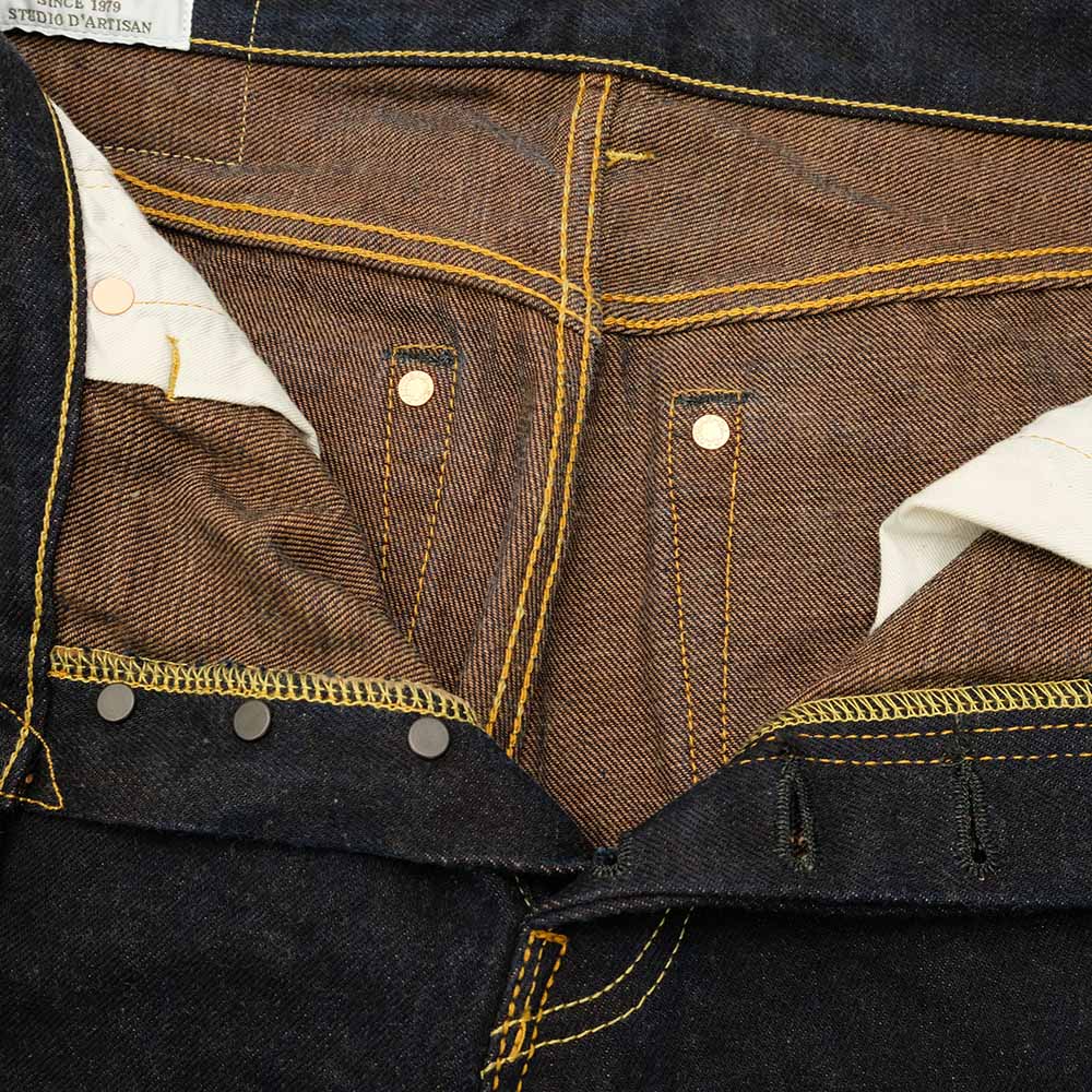 STUDIO D’ARTISAN - 15oz. 藍渋染めジーンズ - D1879