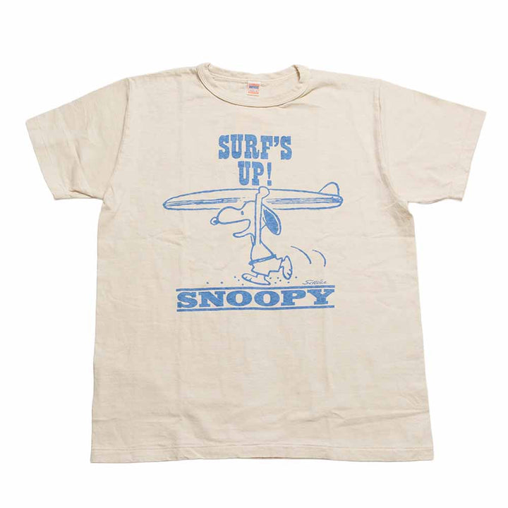 WAREHOUSE - S/S T-SHIRT - SURF’S UP - SNOOPY - YP126S-1