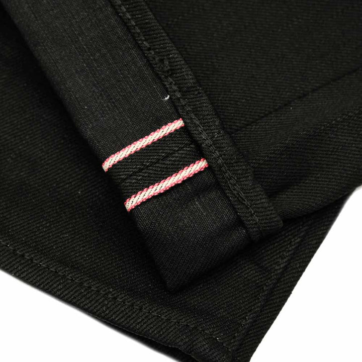 MOMOTARO JEANS - #200 STANDARD TAPERED 14.7oz BLACK - Zip-Fly - MMJZ1200