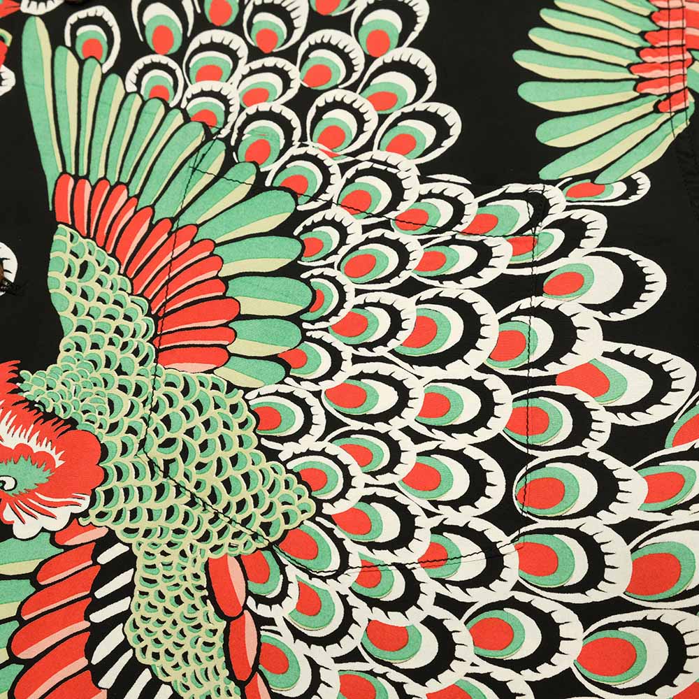 SUN SURF - RAYON HAWAIIAN SHIRT - PEACOCK - SS39428