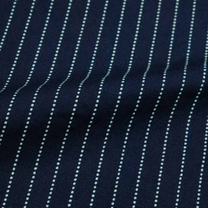 SUGAR CANE FICTION ROMANCE 8.5oz. WABASH STRIPE WORK SHIRT SC29164