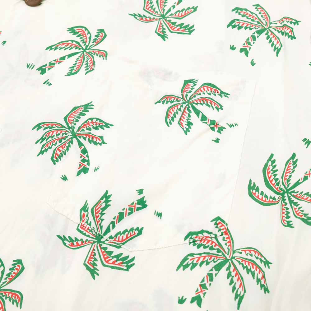 SUN SURF - S/S RAYON HAWAIIAN SHIRT - SCATTERED PALMTREE - SS39427