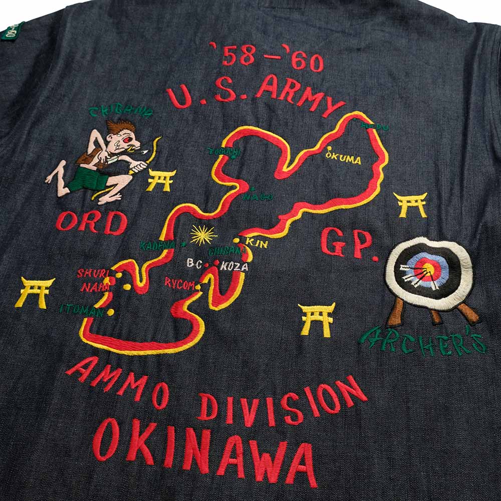 TAILOR TOYO - Late 1950s Style Blue Denim Okinawa Jumper - CHIBANA ARCHER'S - TT15881