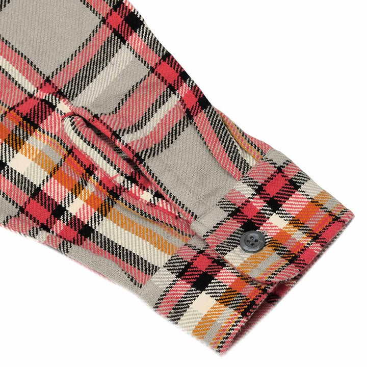 SUGAR CANE - TWILL PLAID WORK SHIRT - SC29565