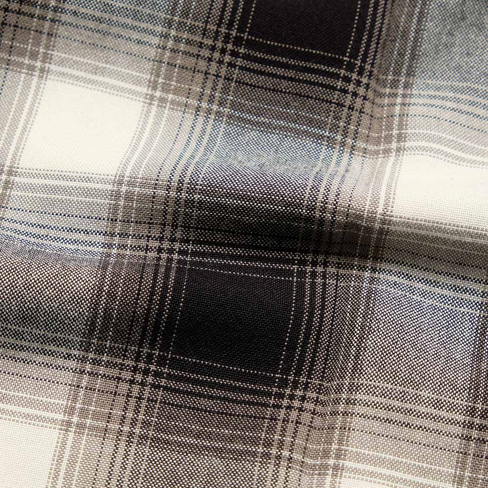 SUGAR CANE - RAYON OMBRE CHECK S/S WORK SHIRT - SC39728