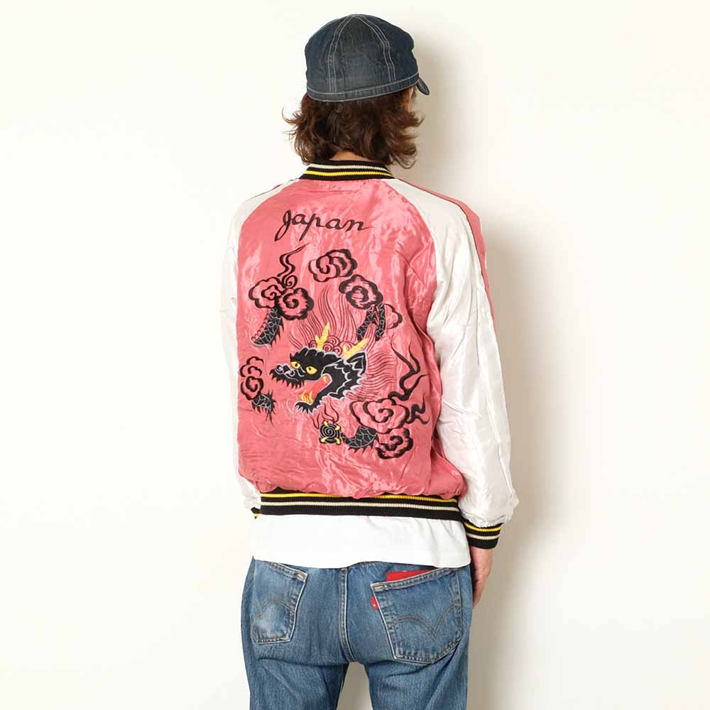 TAILOR TOYO - Acetate Souvenir Jacket - ROARING TIGER x BLACK DRAGON - TT15542-125