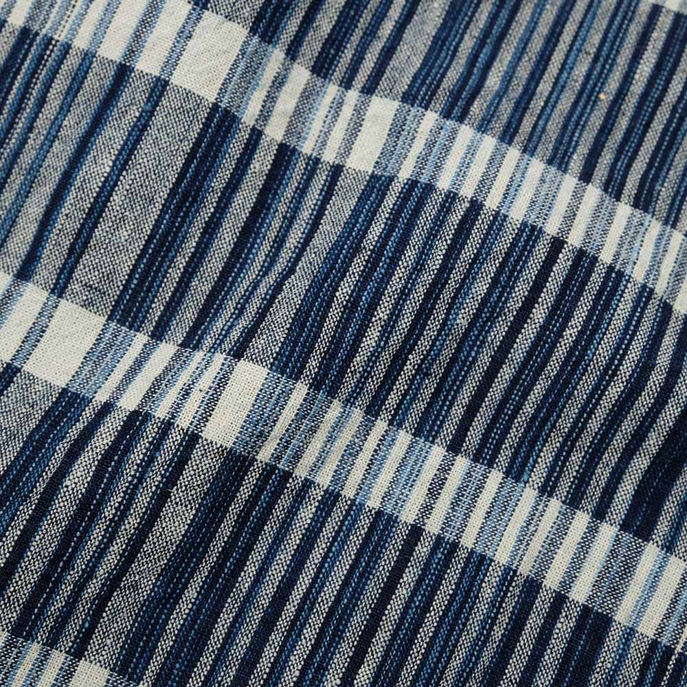 SUGAR CANE - FICTION ROMANCE 5oz. INDIGO PLAID WORK SHIRT - SC29591