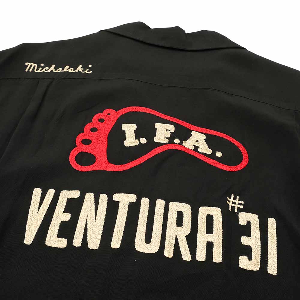 STYLE EYES - PLAIN WEAVE RAYON BOWLING S/S SHIRT - I.FA - SE39457