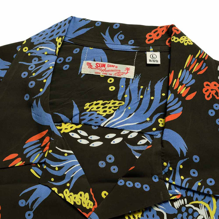 SUN SURF - S/S RAYON HAWAIIAN SHIRT - TROPICAL FISH - SS39626