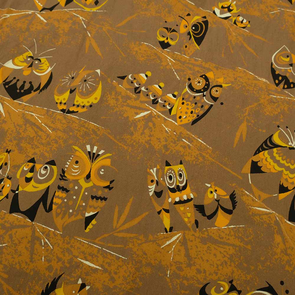 STAR OF HOLLYWOOD - TYPEWRITER COTTON OPEN SHIRT - OWL - SH39494