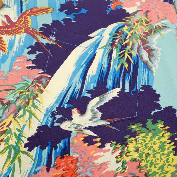 SUN SURF - S/S RAYON HAWAIIAN SHIRT - SWALLOW WILDLY FLUTTERING - SS39426