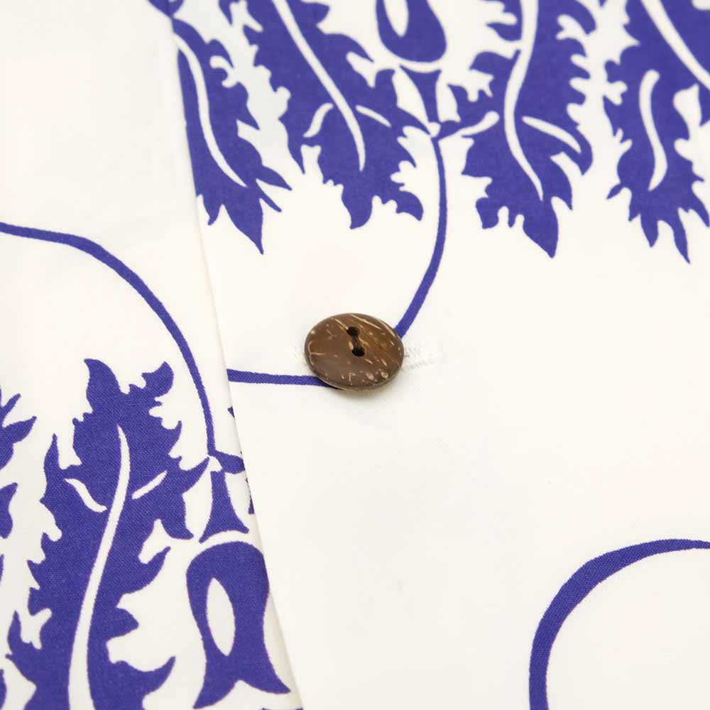 SUN SURF - L/S RAYON HAWAIIAN SHIRT - CORAL HIBISCUS - SS29402