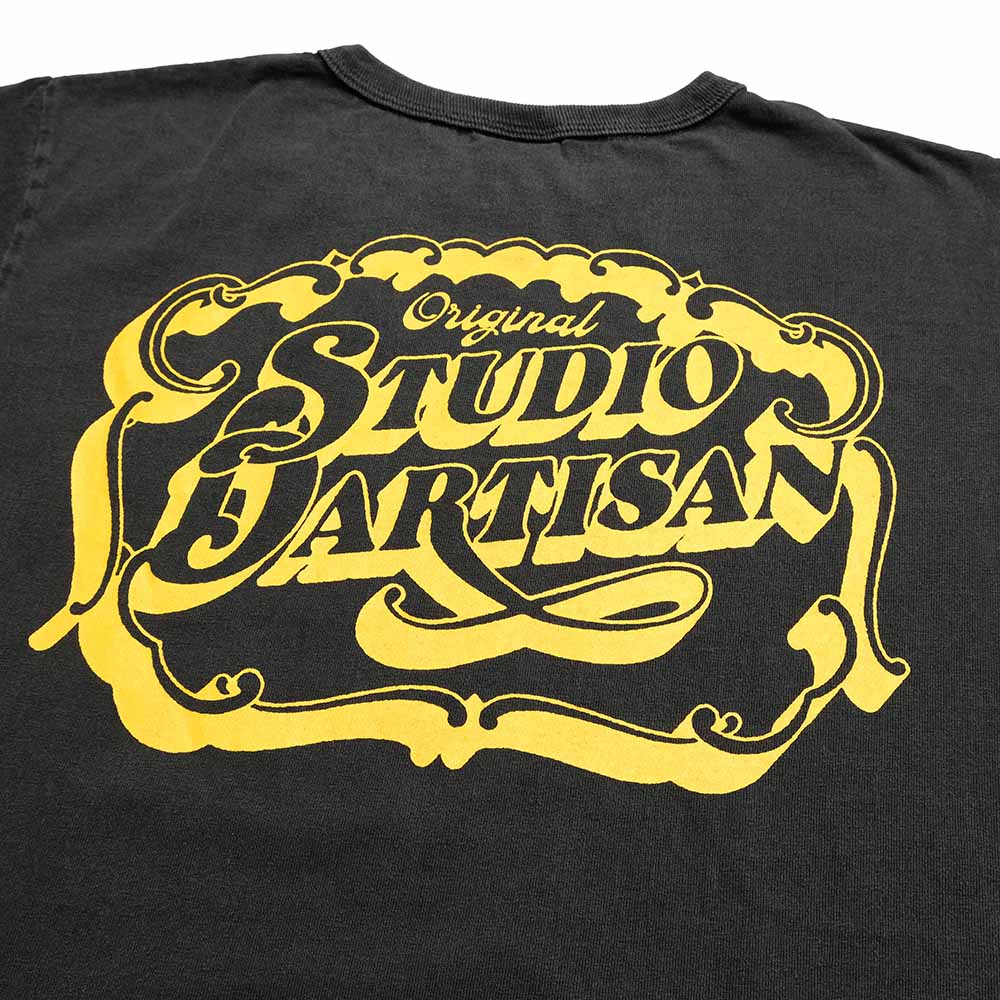 STUDIO D’ARTISAN - USA COTTON T-SHIRT - PIGMENT DYE - 8207A