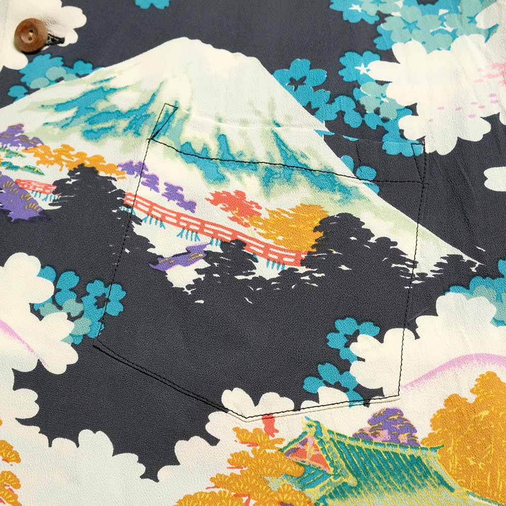 SUN SURF - S/S RAYON HAWAIIAN SHIRT - ANCIENT CAPITAL - SS39618