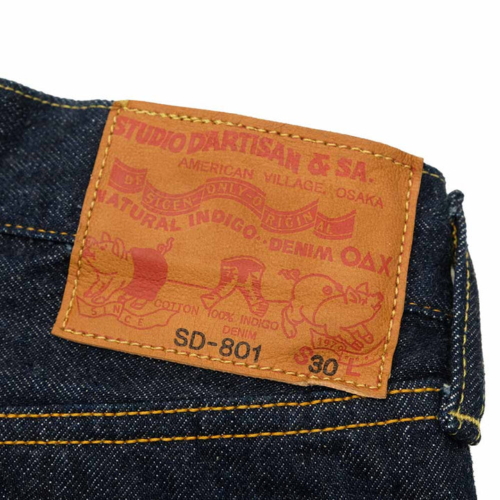 STUDIO D’ARTISAN - 15oz. Natural Indigo Selvedge Denim - Regular Straight - SD-801
