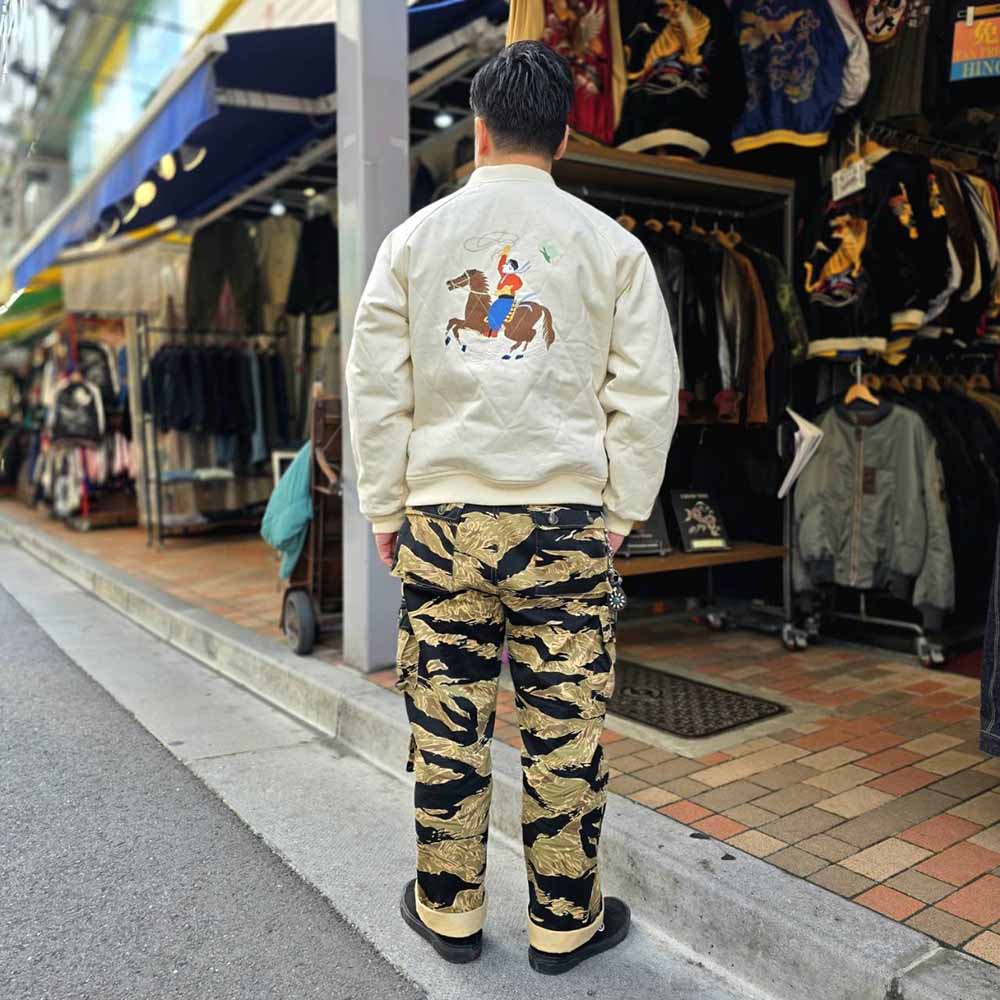 WESTOVERALLS - DENIM SOUVENR JACKET - WOVT-JK01-BW