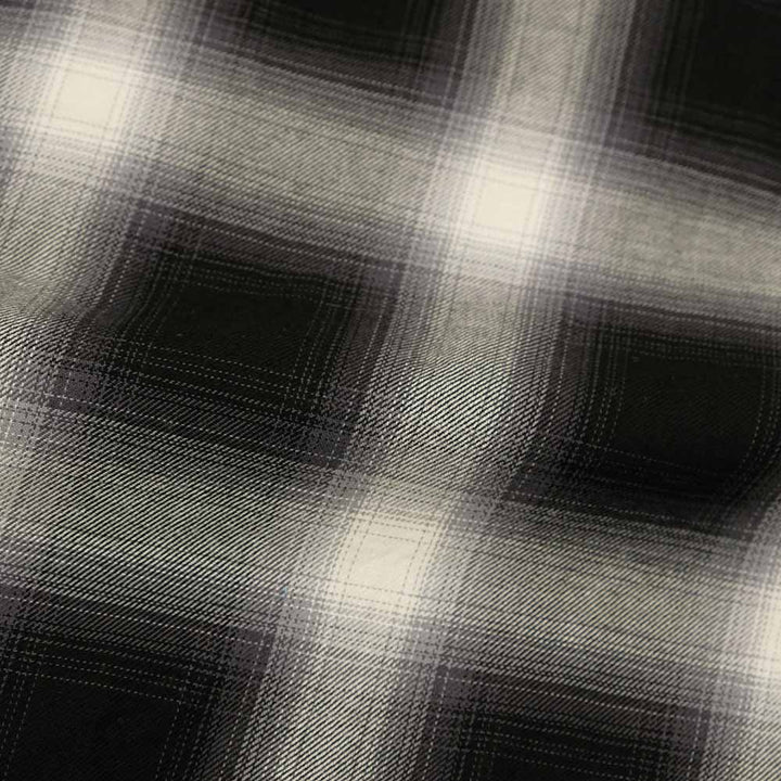 SUGAR CANE - OMBRE PLAID S/S WORK SHIRT - SC39519