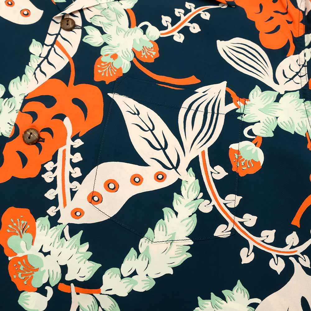 SUN SURF - RAYON HAWAIIAN SHIRT - SHELL GINGER - SS39423