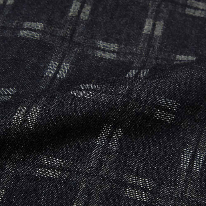 MOMOTARO JEANS - Triple Stitch Cross Plaid Jacquard Shirt - MXLS1035