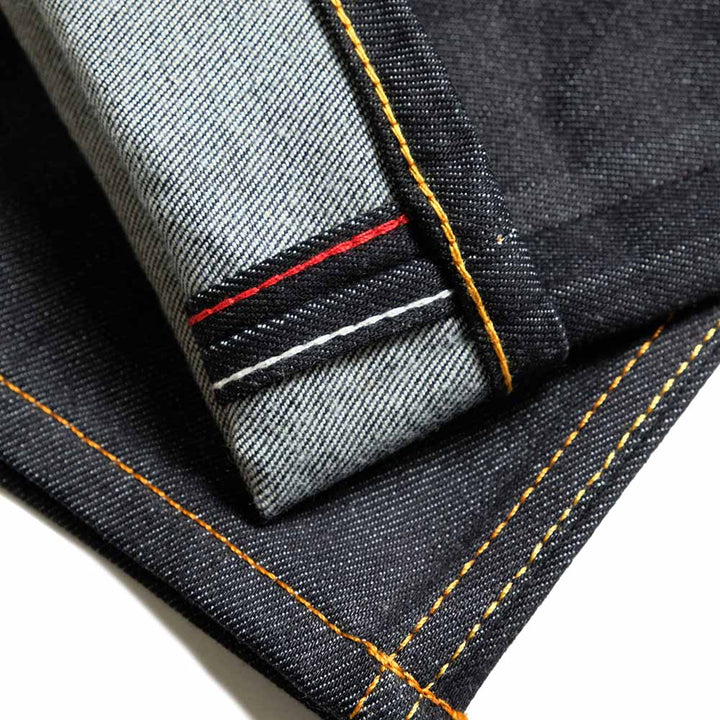 EVISU - #2017 - Ecru Seagull Print Taper Fit Jeans - 5JE1250