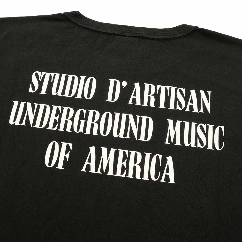 STUDIO D’ARTISAN - US COTTON PRINT T-SHIRT - MUSIC - 8144A