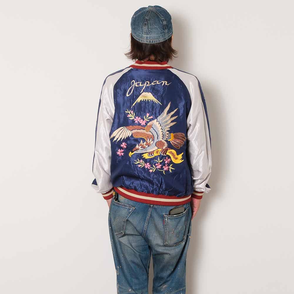 TAILOR TOYO - Acetate Souvenir Jacket - ROARING TIGER x EAGLE - TT15972-145