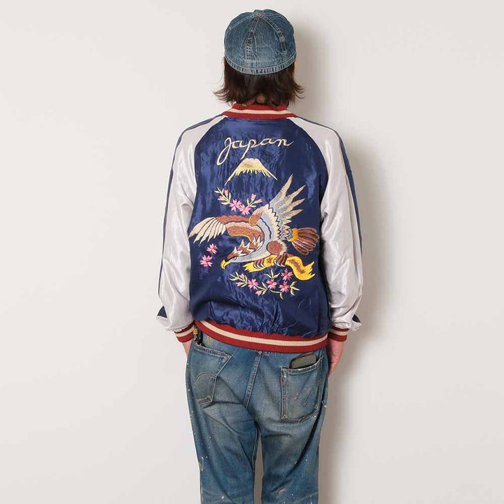 TAILOR TOYO - Acetate Souvenir Jacket - ROARING TIGER x EAGLE - TT15972-145