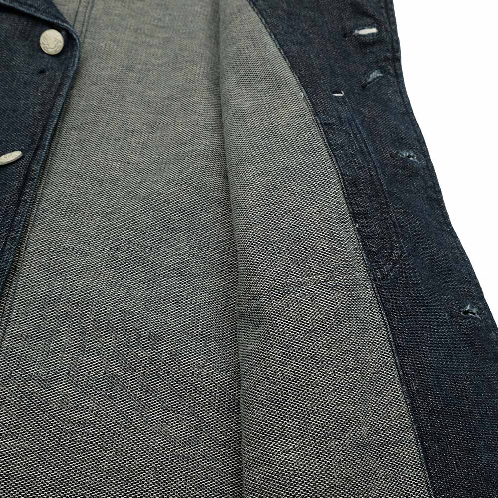 Soundman - Coverall Jacket - Birmingham - Cotton / Linen Honey Cord Denim - M374-507Z