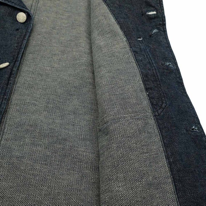 Soundman - Coverall Jacket - Birmingham - Cotton / Linen Honey Cord Denim - M374-507Z