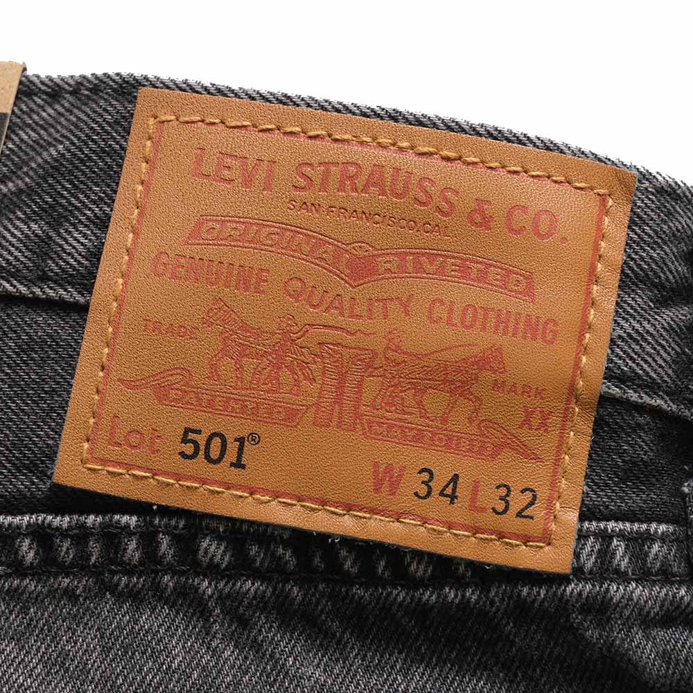 Levi's - 501® ORIGINAL JEANS - Black Used - 501-3783