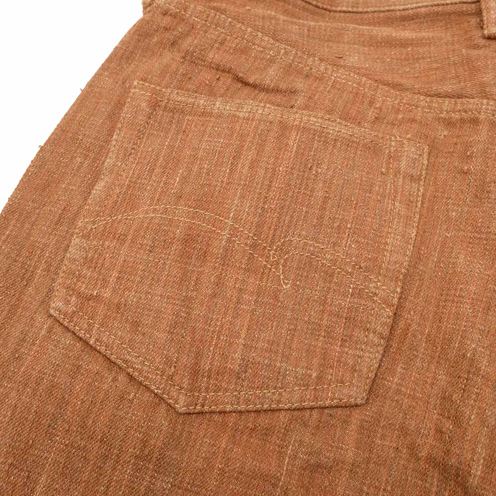 STUDIO D’ARTISAN - 45th - Kakishibu-Dyed - Extreme slub selvedge denim Jeans - SP-110