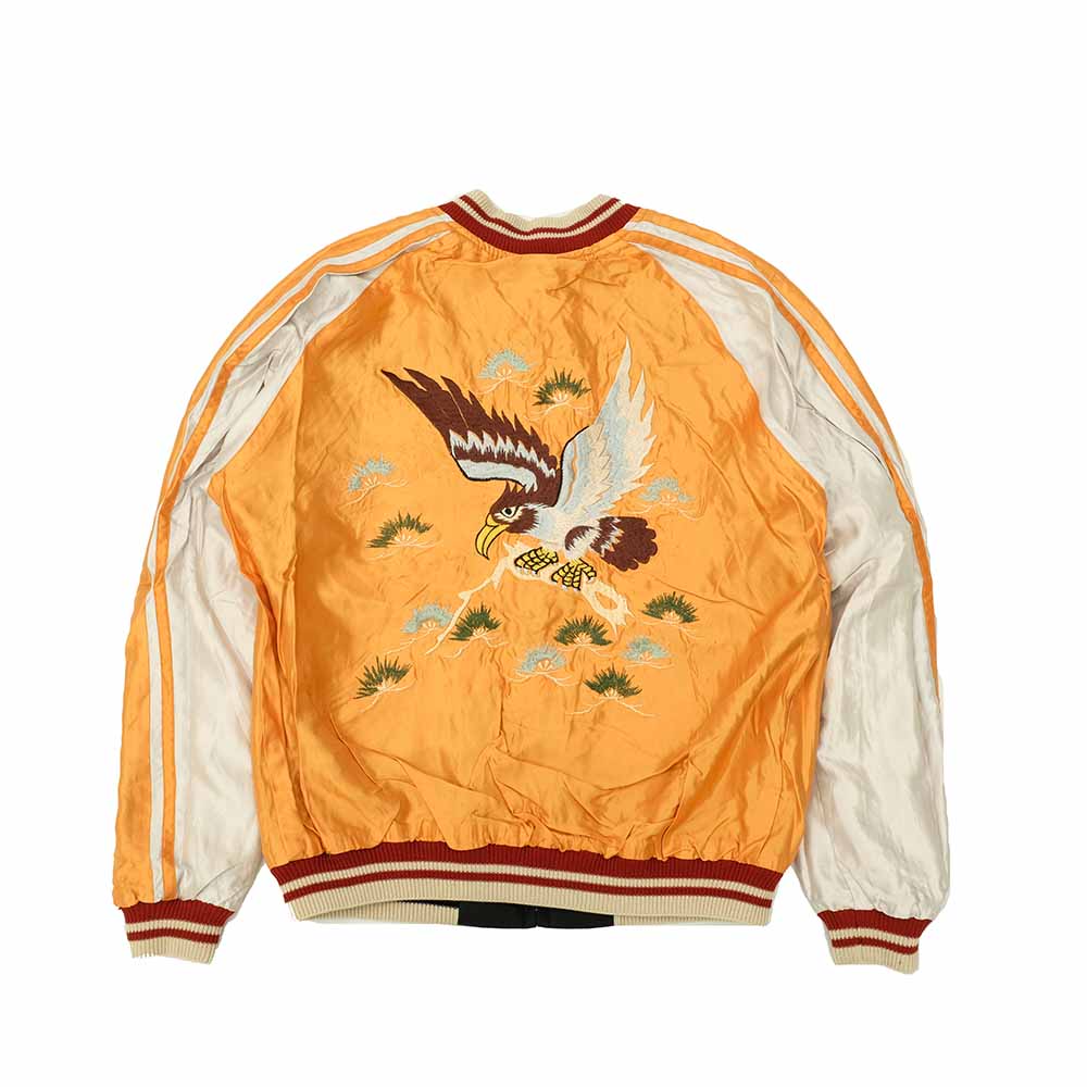 TAILOR TOYO - Acetate Souvenir Jacket - WHITE DRAGON x EAGLE - TT15682-119