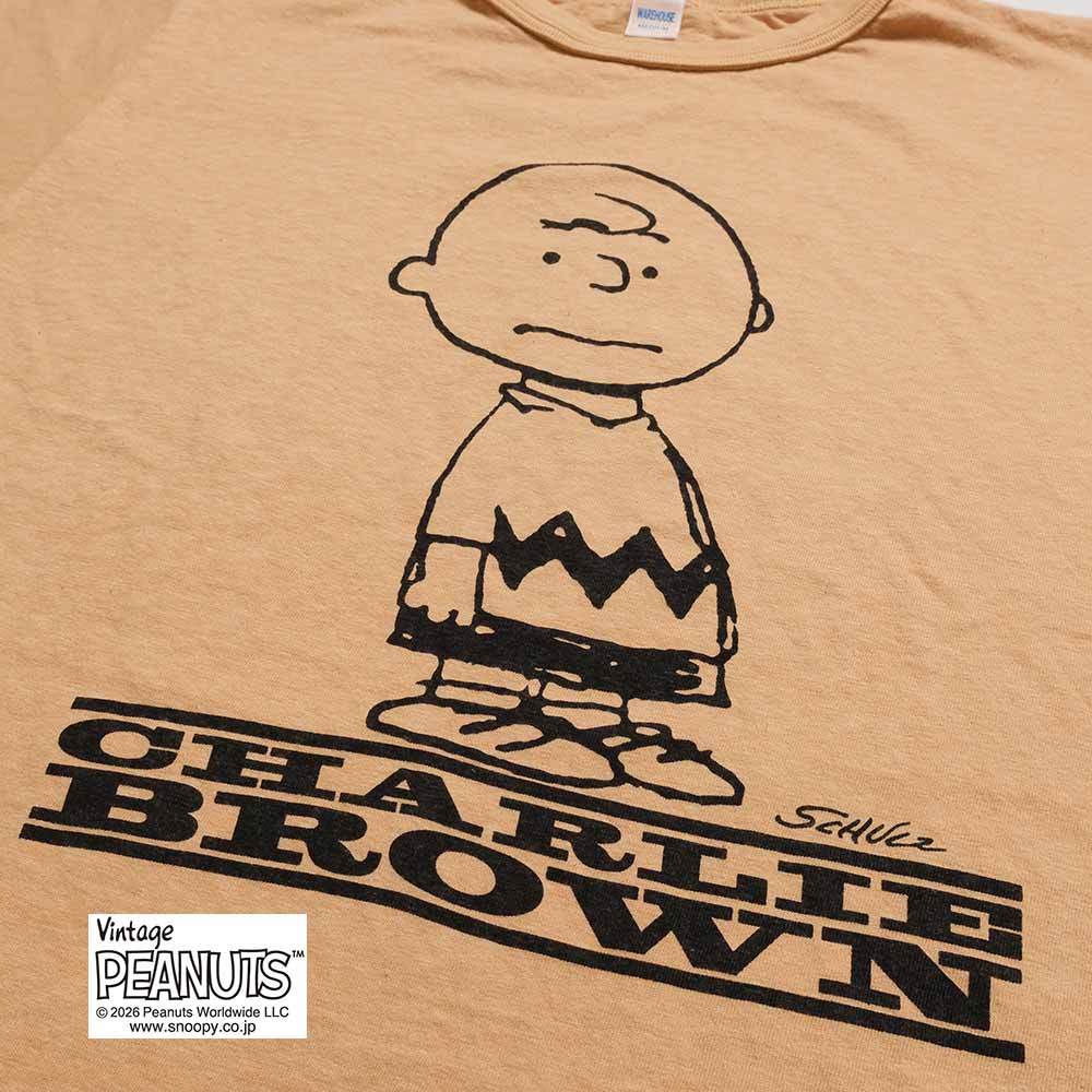 WAREHOUSE - S/S T-SHIRT - I NEED ALL THE FRIENDS (CHARLIE BROWN) - YP126S-2